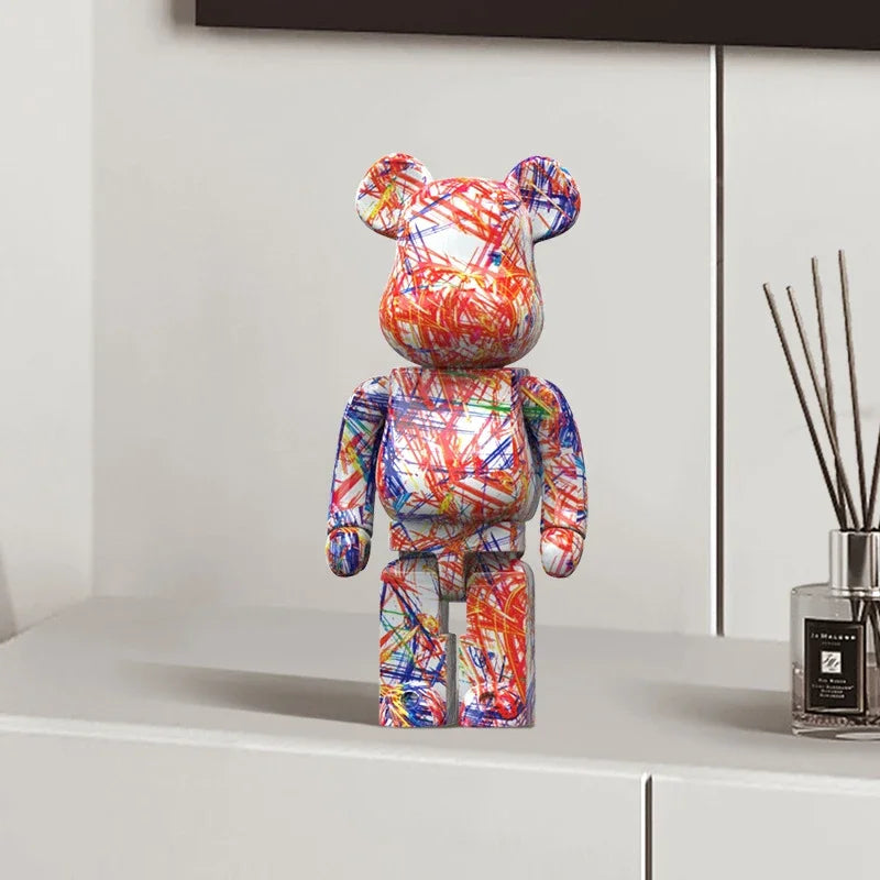 PopBear – Figurine Ourson Graffiti Déco