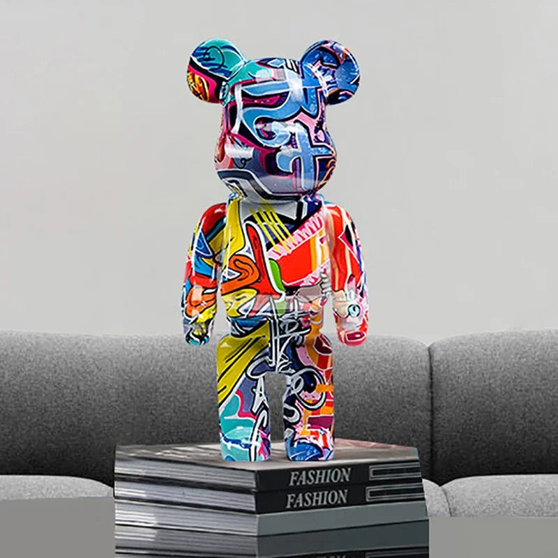 PopBear – Figurine Ourson Graffiti Déco