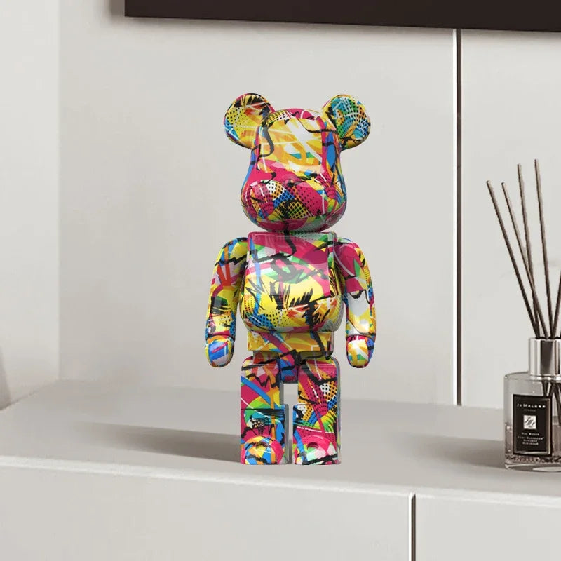 PopBear – Figurine Ourson Graffiti Déco